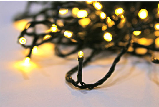 100 Lichterketten LED 5m. Warmes Weiß in Zeichenfolge 1Stück