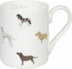 Sophie Allport Fetch Porcelain Cup White 425ml