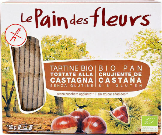 Le pain des fleurs Organic Crackers With Chestnut Gluten Free 150gr