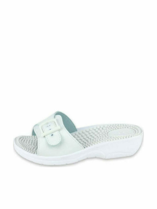 Sanitaire Women's Anatomic Clogs White