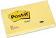3M Sticky Note Pads 100 Sheets Yellow 7.6x12.7cm Post-it