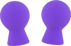 Dream Toys Sleeves of Love Nipple Suckers Vagina & Nipple Suction Device Purple 2 Pieces