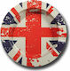 Out of the Blue Union Jack Metal Cigarette Ashtray Blue