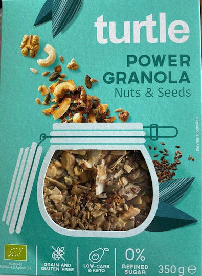 Turtle Organic Granola Oats Power Nuts & Seeds 350gr