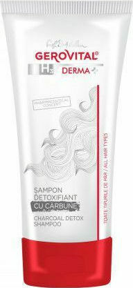 Gerovital Charcoal Detox Shampoos Reconstruction/Nourishment & Volume for All Hair Types 200ml