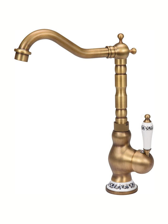 Fala Retro Bronze 4 Αναμεικτική Μπαταρία Νιπτήρα Ψηλή Ρετρό Μπρονζέ Fala Retro Bronze 4 Αναμεικτική Μπαταρία Νιπτήρα Ψηλή Ρετρό Μπρονζέ