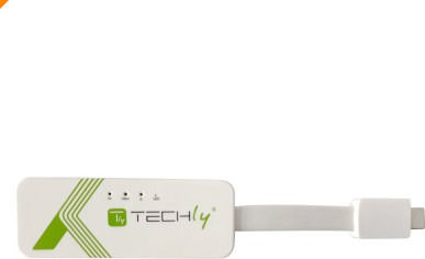 Techly IADAP USB31-ETGIGA3 Αντάπτορας Δικτύου USB-C με Ενσύρματη Σύνδεση Gigabit Ethernet
