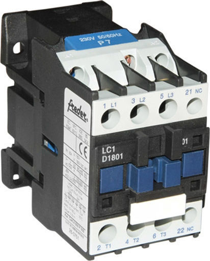 Adeleq Industrial Power με Πηνίο 7.5KW, Βοηθητική Επαφή 1NC 26-0751