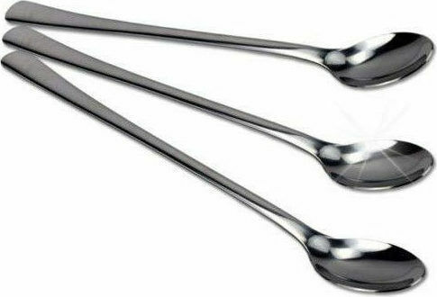 Alpina Appliances Dessert / Eiscreme Rostfreier Stahl Silber 21cm 22456 3 Stück