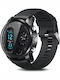 Lemfo T3 Pro Smartwatch με Παλμογράφο (Μαύρο)