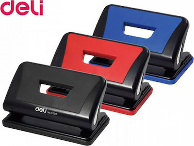 Deli Paper 2-Hole Puncher with Guide for 10 Sheets 231.