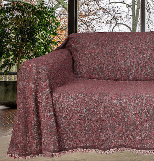 Mc Decor Malta Cuvertură Pentru Canapea De Fotoliu Chenille 180x180 Cm Culoare Pepene Verde