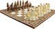 Trojanischer Krieg Handgefertigtes Schach mit Schachfiguren 31x31cm