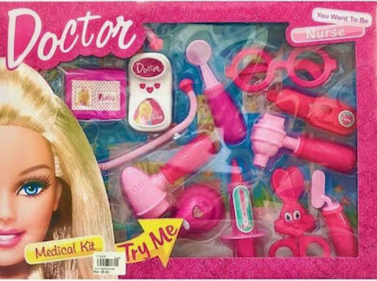 Zita Toys Kids Medical Set Barbie for 3+ Years 8 Pieces