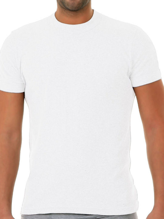 Men's Short Sleeve Undershirt White