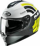 HJC C70 Curves Full Face Helmet with Sun Visor ...