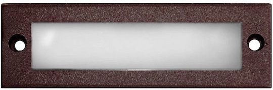 Adeleq Support Frame for Lighting Fixtures made of Aluminum Hallway No 9801(1300) Sage Rust Brown 3-980181