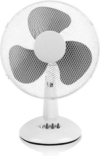Evivak Επιτραπέζιος Ανεμιστήρας 50W Διαμέτρου 40cm Λευκός