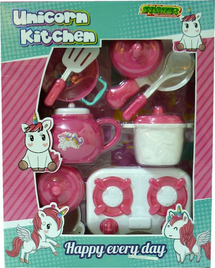 Snainter Unicorn Kitchen Cooking / Kitchen Games Set with Accessories for 3+ Years