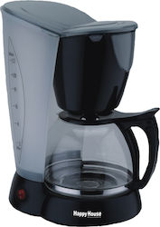 Happy House NE-303 Filter Coffee Maker 800W Black