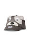 Affenzahn Kids' Hat Jockey Fabric Σκύλος Gray