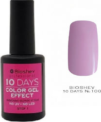 Bioshev Professional 10 Days Color Gel Effect Gloss Βερνίκι Νυχιών Μακράς Διαρκείας Μπεζ 100 11ml