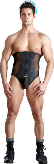 Svenjoyment Underwear Men's Waist Cincher Секси мъжко боди Черен