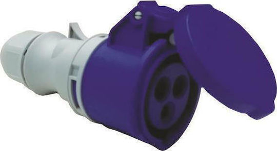 Eurolamp Female Industrial Socket Industrial Type Female Socket IP44 3x32A (220-240V) 147-16511