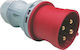 Eurolamp Male Industrial Socket Industrial Type Male Plug IP44 4x32A (380-415V) 147-16504