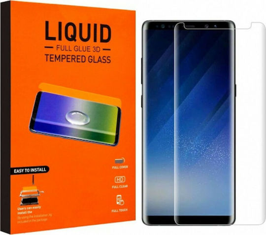 T-MAX UV Glass Закалено стъкло за цялото лице (Galaxy Note 8)