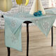 Whitegg Christmas Tablecloth Runner Fabric Light Blue L180xW40cm 1pcs