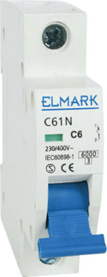Elmark Automatischer Schutzschalter 25A Einpolig AC 41125N