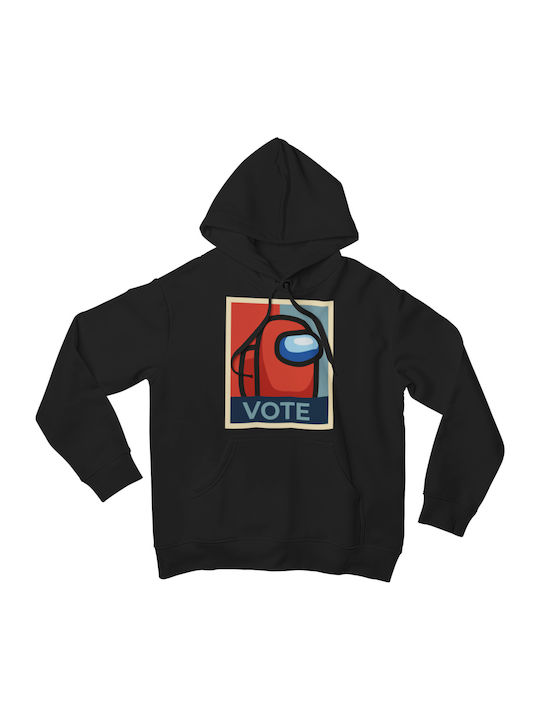 Among Us - Vote Hoodie Schwarz