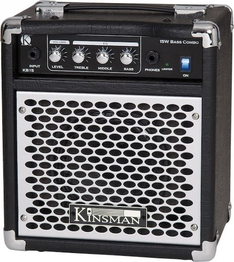 Kinsman KB-15 Combo Amplifier for Electric Bass 15W Black