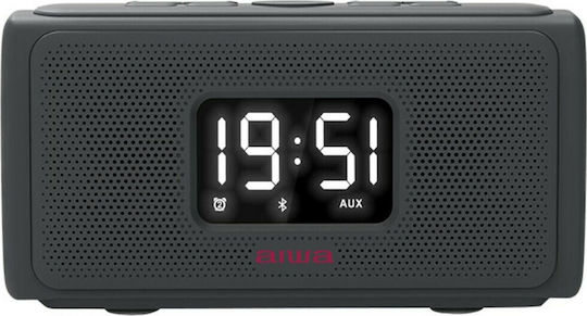 Aiwa Επιτραπέζιο Ψηφιακό Ρολόι με Ξυπνητήρι & Ραδιόφωνο CRU-80BT