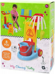 Playgo Cleaning Toy Σετ Τρόλεϊ Καθαρισμού 8pcs