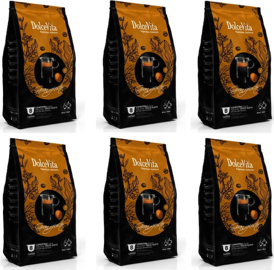 Dolce Vita Κάψουλες Espresso Gran Gusto Συμβατές με Μηχανή Dolce Gusto 48caps