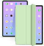 Tri-Fold Флип капак Изкуствена кожа Cactus Green (iPad Air 2020/2022 - Айпад Еър 2020/2022 г)