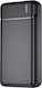 Maxlife MXPB-01 Power Bank 20000mAh με 2 Θύρες USB-A Μαύρο