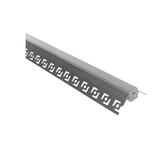Adeleq Încastrat Profil din Aluminiu pentru Bandă LED pentru Gips-carton 200x5x2.2cm.