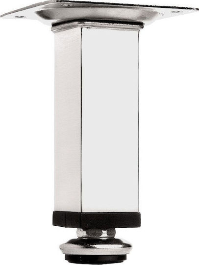 AI45 Metallic Furniture Leg Suitable for Table / Coffee Table 15x15cm Silver