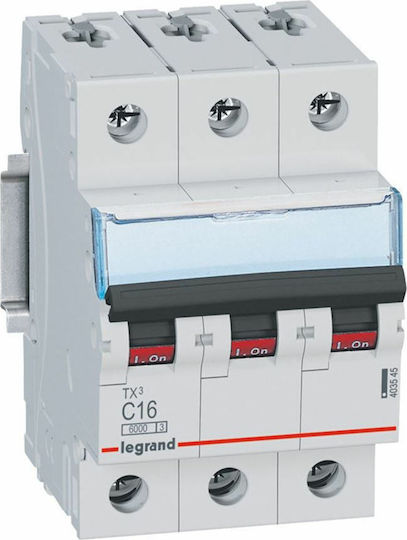 Legrand Automatic Circuit Breaker 20A Triple-pole AC 403546
