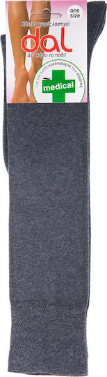 Dal Medical 1013L Long Socks Calf High Gray