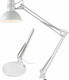 Perenz Arc Office Lamp with Foldable Arm in White Color