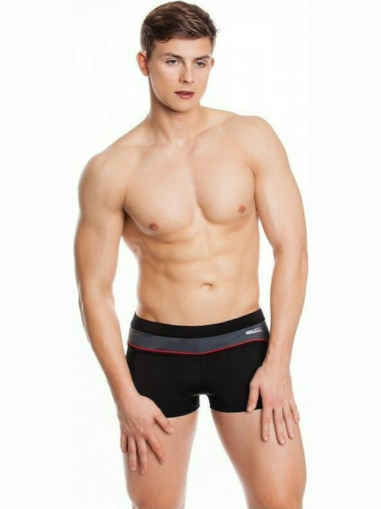 Aquaspeed Grant Men's Swimwear Shorts Black Striped