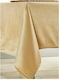 Whitegg Ζ022 Polyester Tablecloth Sand 140x220cm