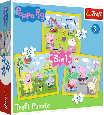 Kids Puzzle Peppa Pig for 3++ Years 106pcs Trefl