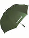 Dunlop Automatic Umbrella with Walking Stick Khaki