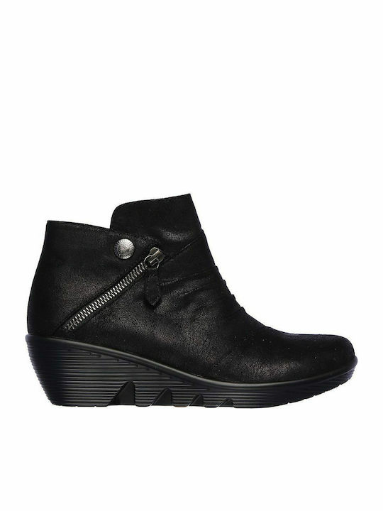 Jumper Stiefeletten Damen Schwarz