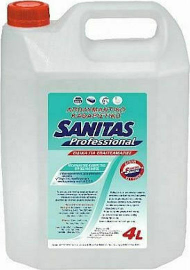 Sanitas Gel Antiseptic Gel with 80% Alcohol 4lt